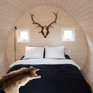 Annebergs Limtræ Natursuiter Hytter Sportscenter Sovevaerelse